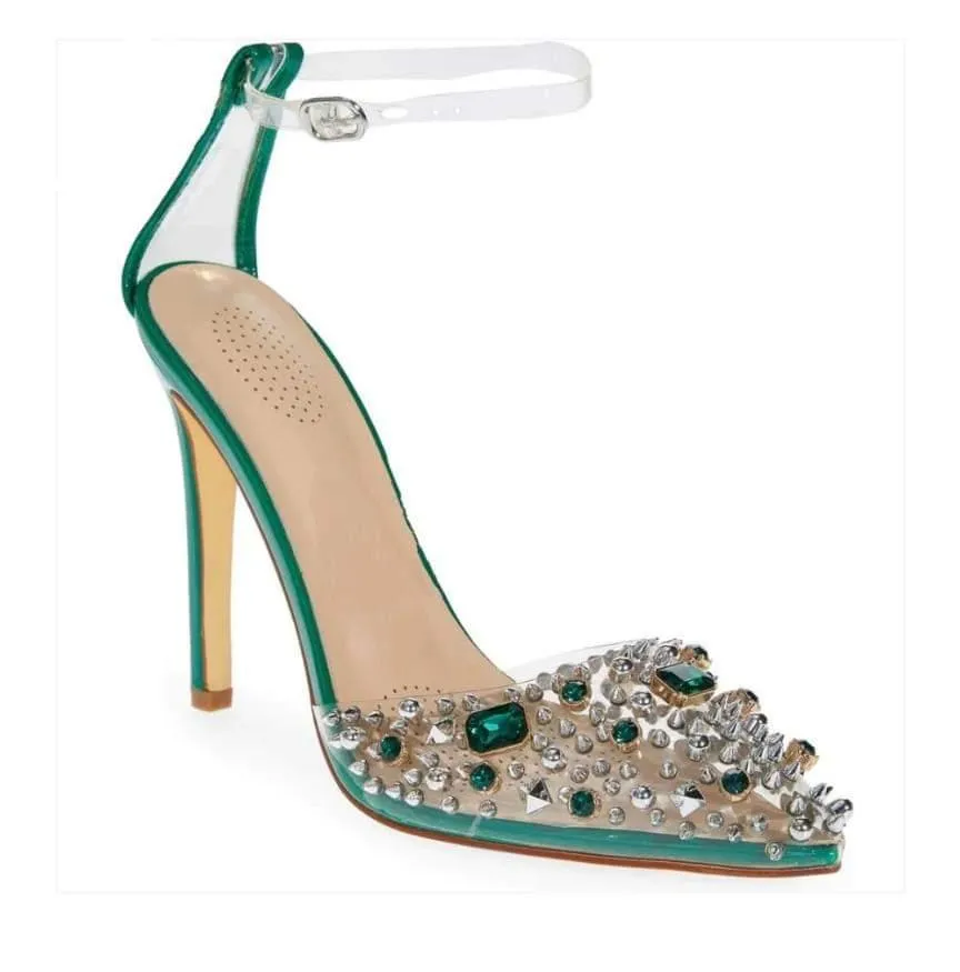 Emerald City Stiletto Ankle Strap Pump