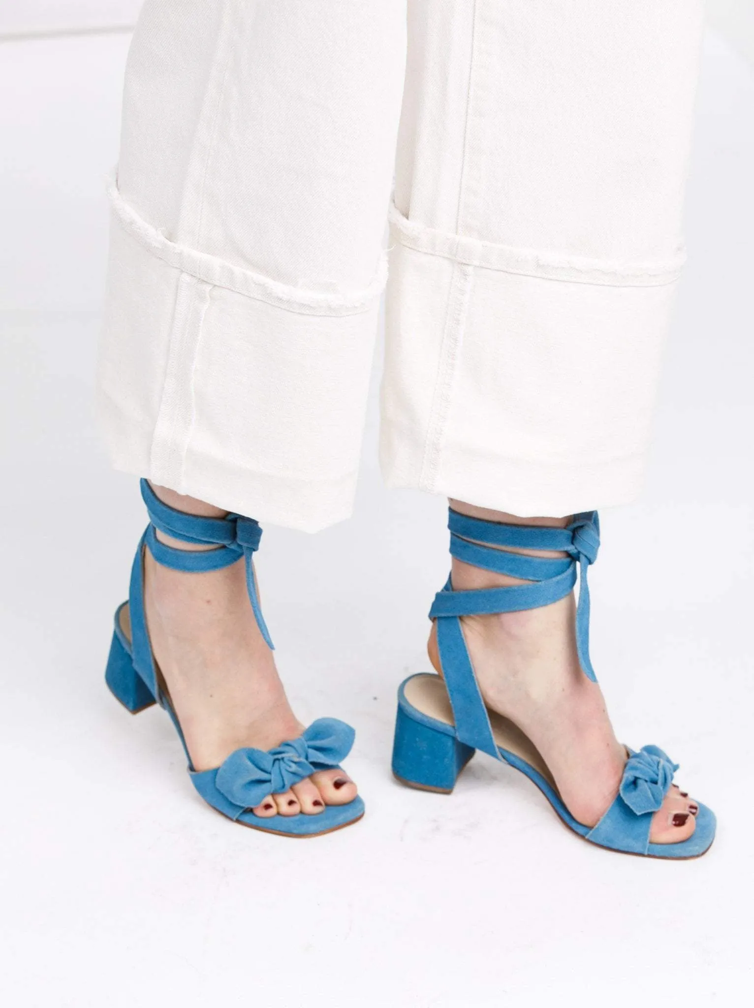 Estefani Knotted Wrap Heel