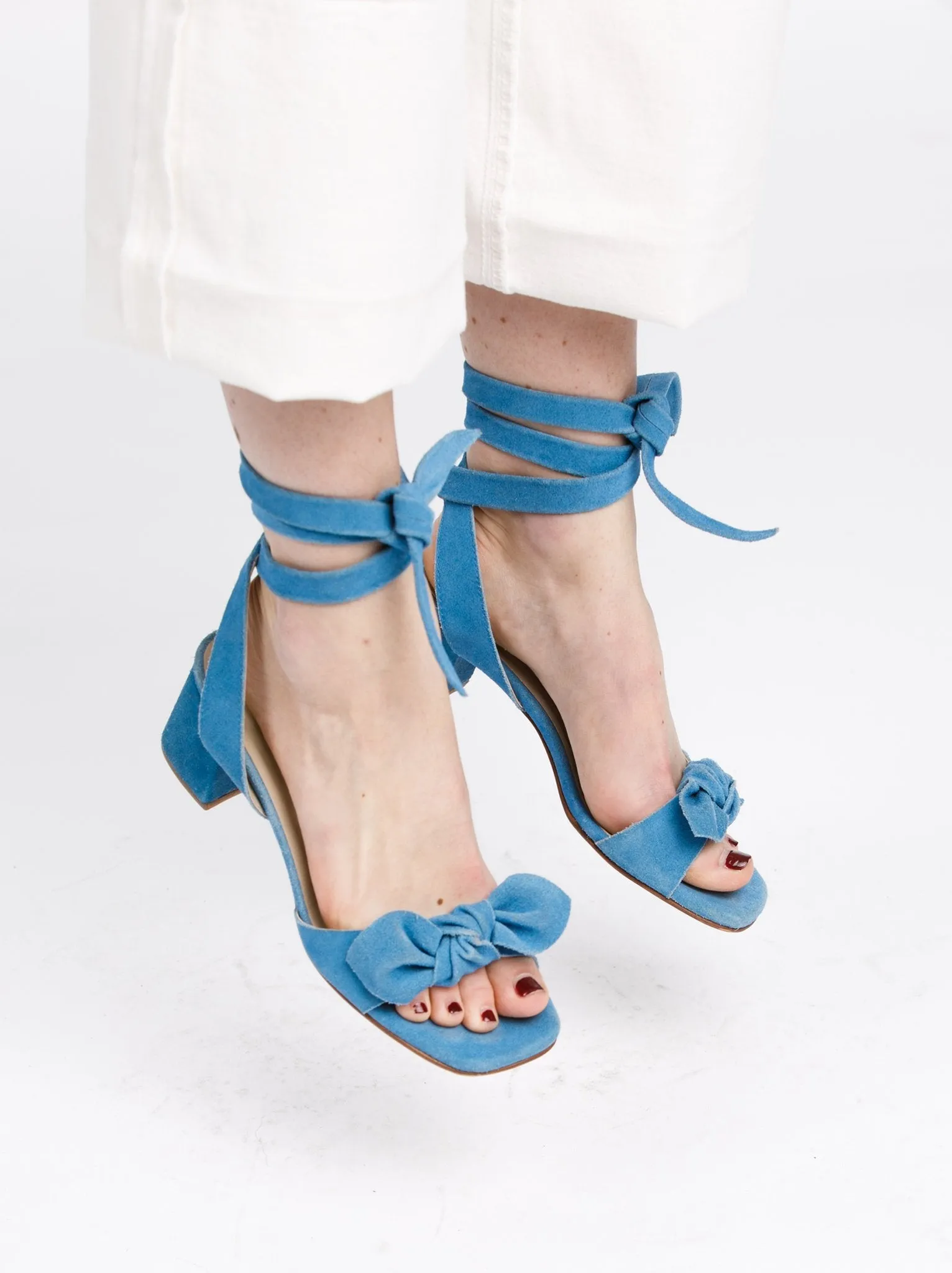 Estefani Knotted Wrap Heel