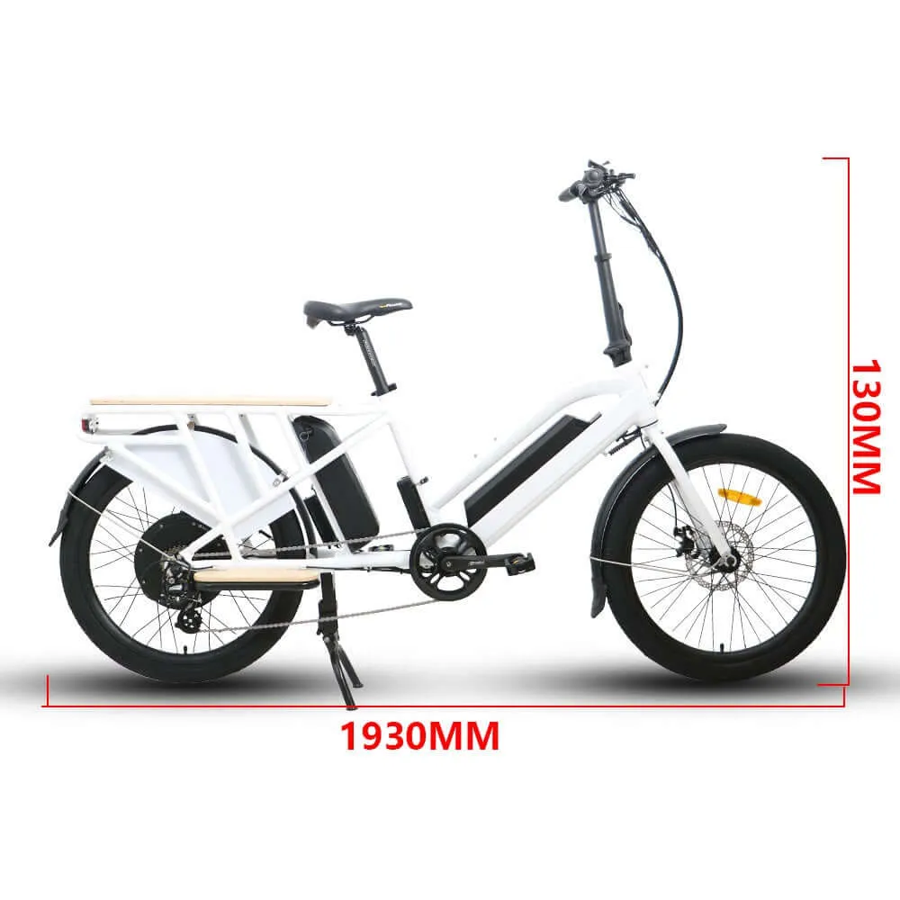 Eunorau MAX Cargo Family/Delivery Utliity Electric Bike