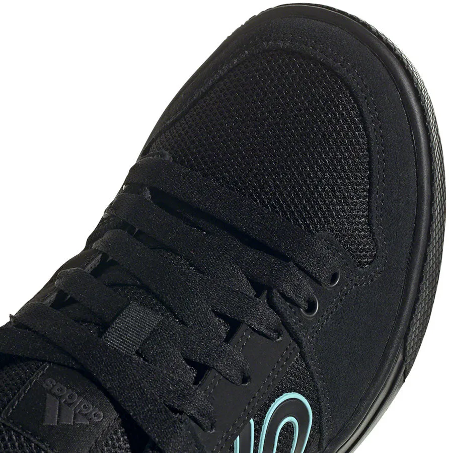 Five Ten Freerider Flat Shoe  -  Women's, Core Black / Acid Mint / Core Black