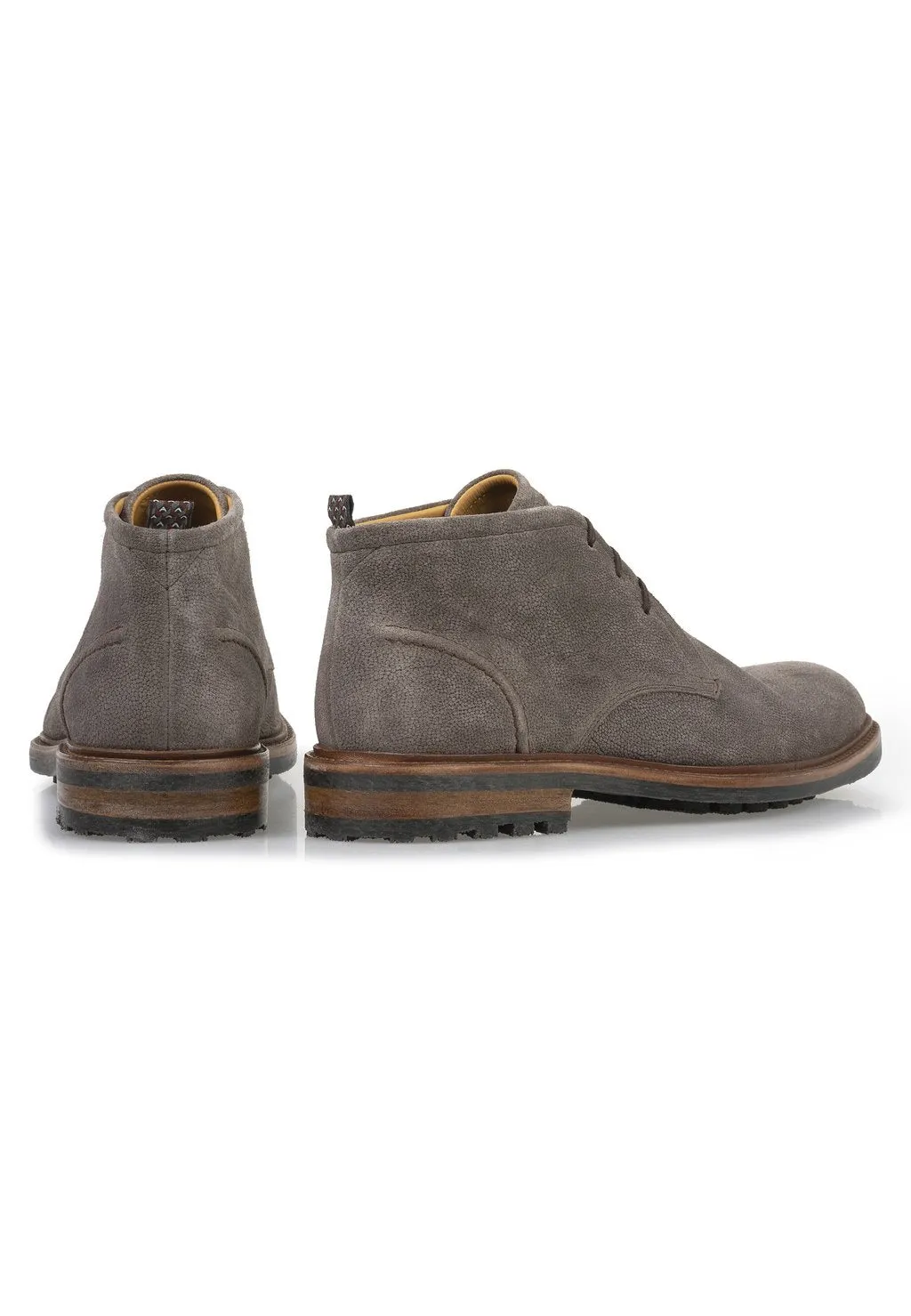 Floris van Bommel lace-up boots, taupe