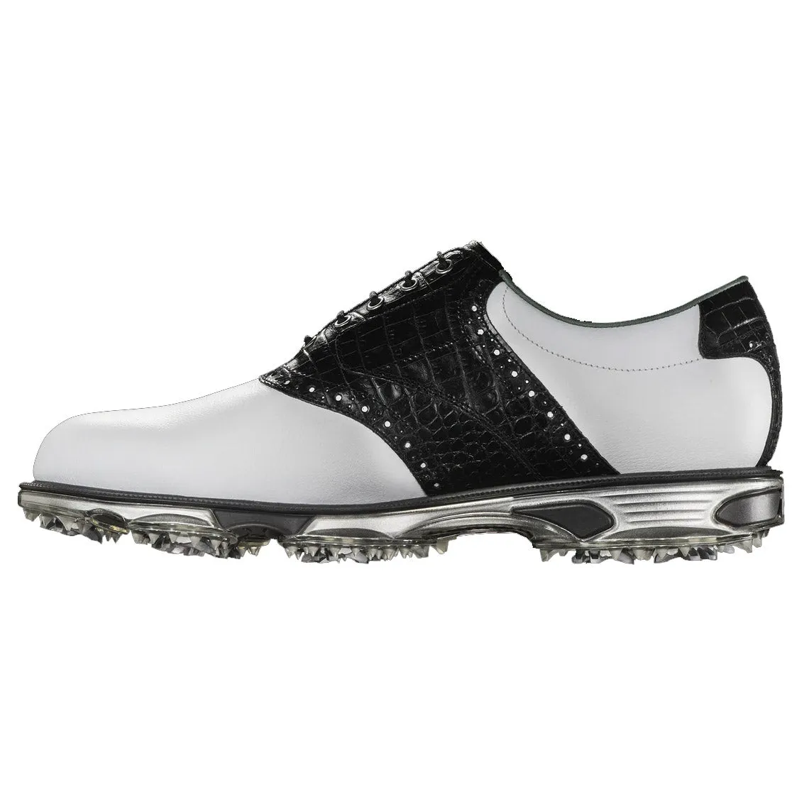 FootJoy DryJoys Tour White Black Mens Golf Shoes