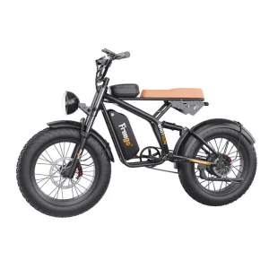 Freego F1 Pro Fat Tires Off Road Electric Bike 7 Speed Gears