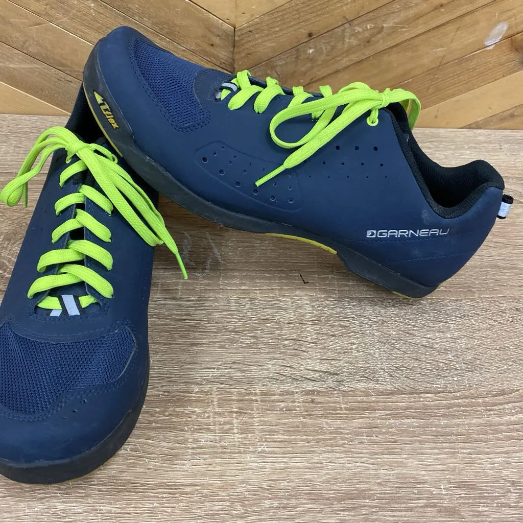 Garneau - Men's Cycling Shoes - $120: Blue/Green-men-M9.5