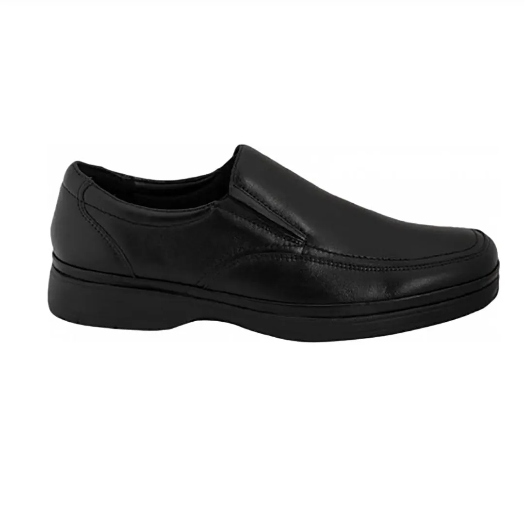 Gavel Jose Lambskin Black Leather Shoes