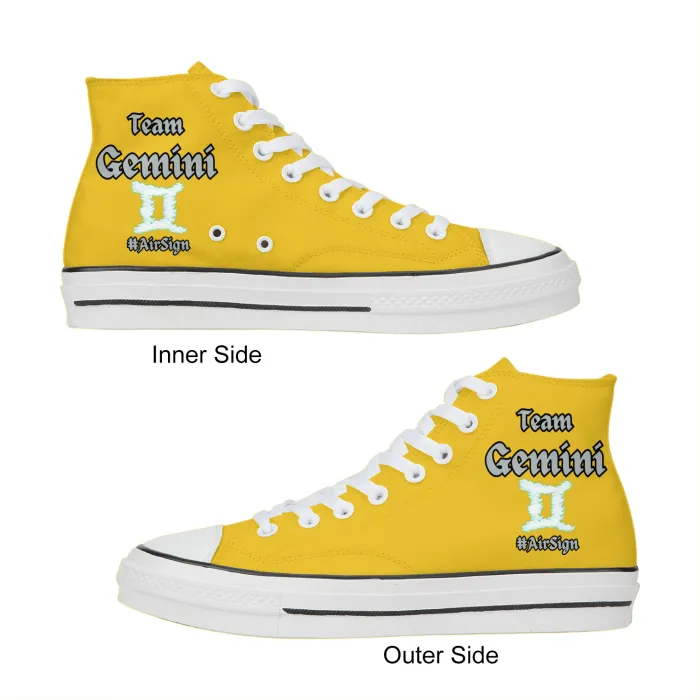 Gemini  High Top Canvas Shoes