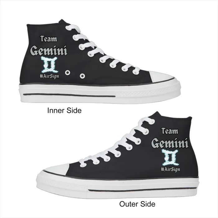 Gemini  High Top Canvas Shoes