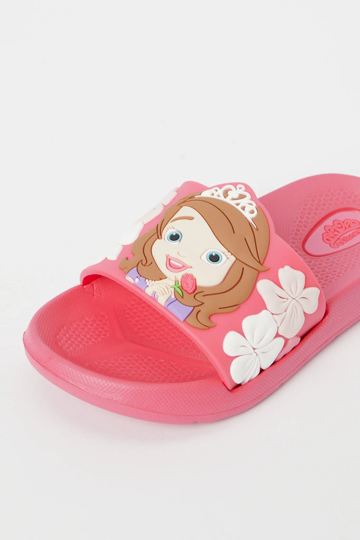 Girls Fuchsia Sofia Slide