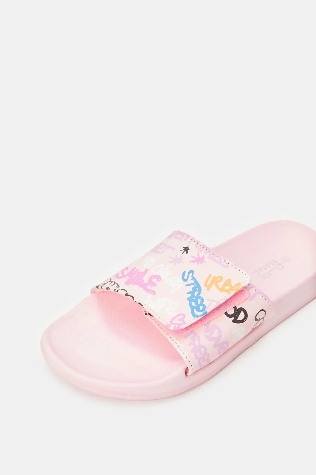 Girls Pink Graffiti Slide