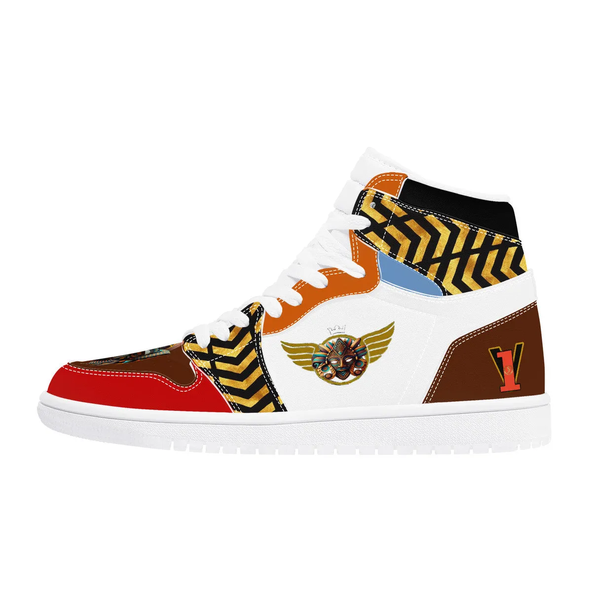 Gold Series King Custom High Top Shoes