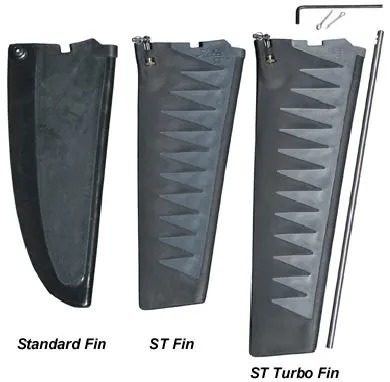 Hobie Mirage ST Turbo Fin Kit - V2 Gray