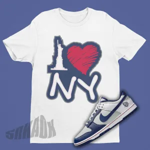 I Love New York Shirt To Match Nike Dunk Brooklyn Nets