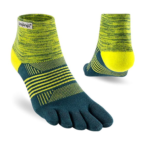 Injinji TRAIL Womens Specific Midweight Mini-Crew Running Socks