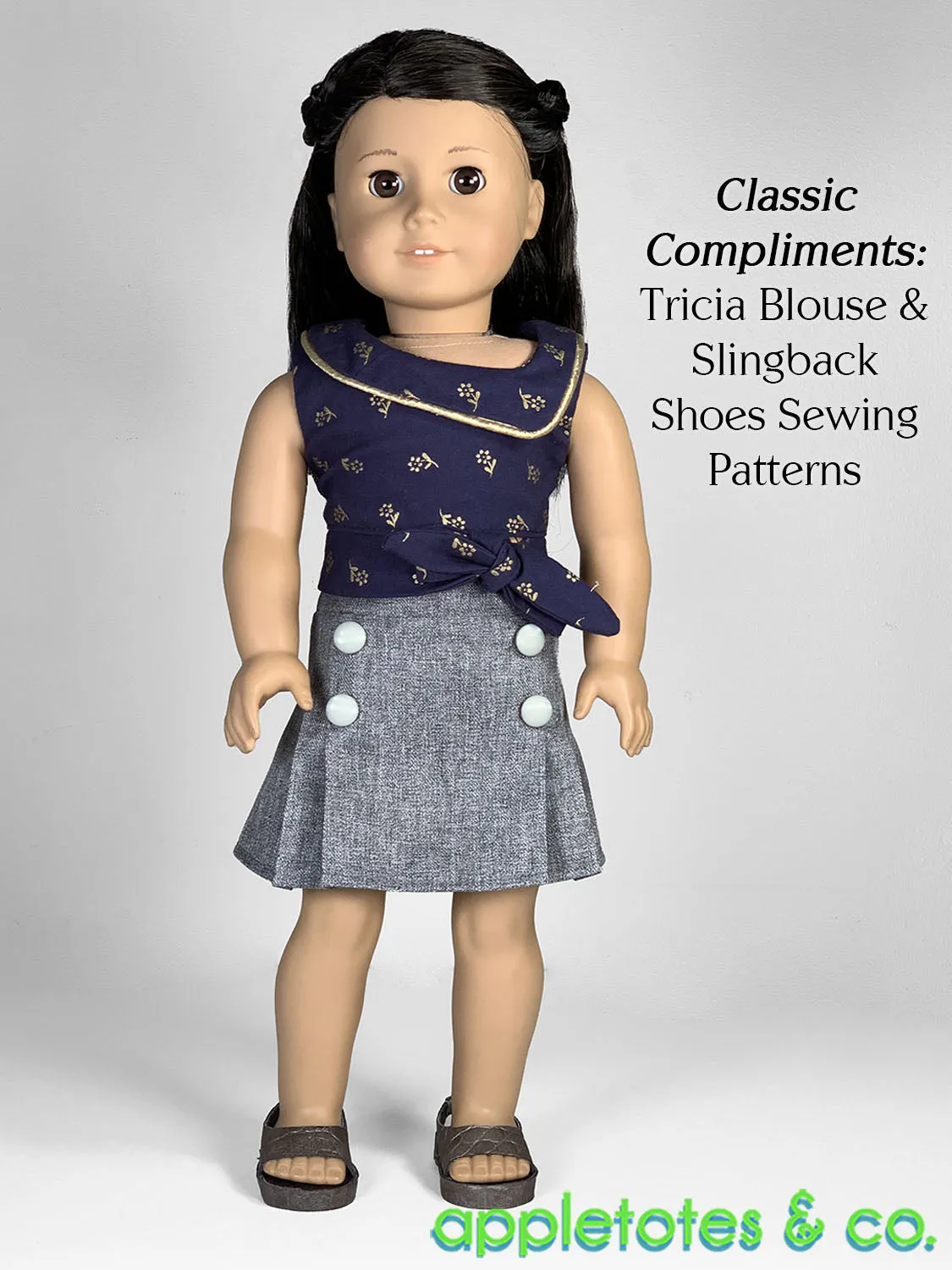 Ivy Skirt 18 Inch Doll Sewing Pattern