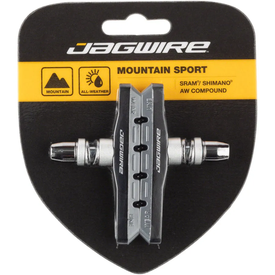 Jagwire Mountain Sport Brake Pads Threaded Post pair