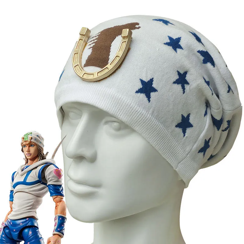 JoJo's Bizarre Adventure Steel Ball Run Johnny Joestar Hat Cosplay Accessory Prop