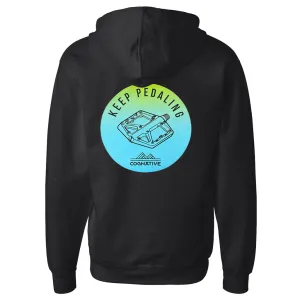 Keep Pedaling - Unisex Zip Hoodie