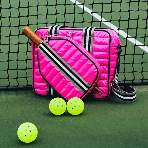 Keyo & Co. Luxury Pickleball Tote Bag | Pink