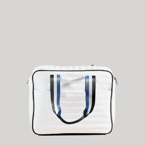 Keyo & Co. Luxury Pickleball Tote Bag | White