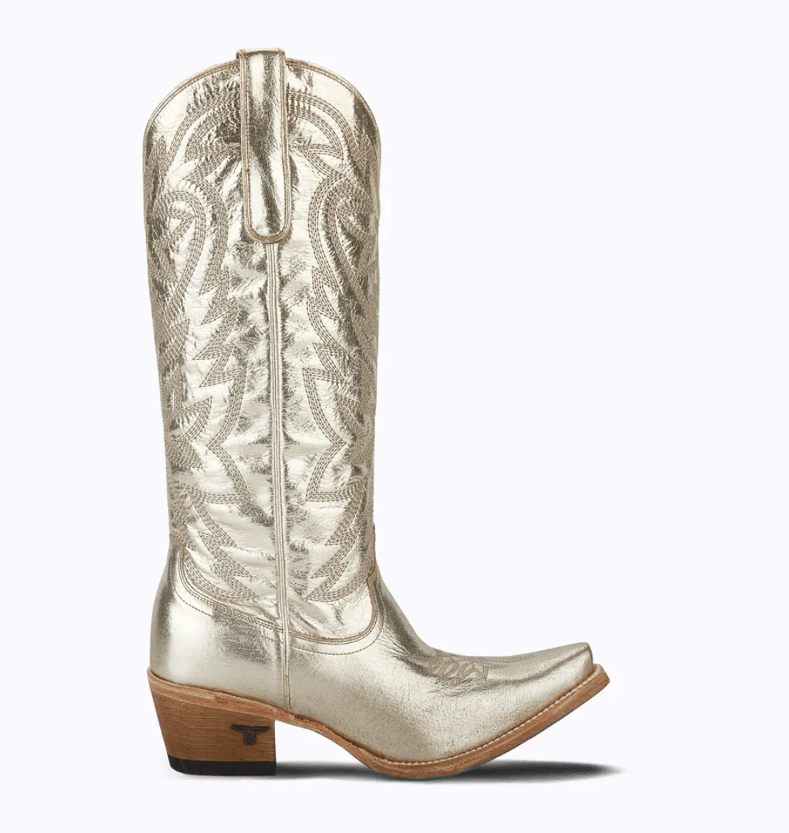 Lane Boots Women’s Smokeshow Champagne Metallic Cowgirl Boots LB0526G