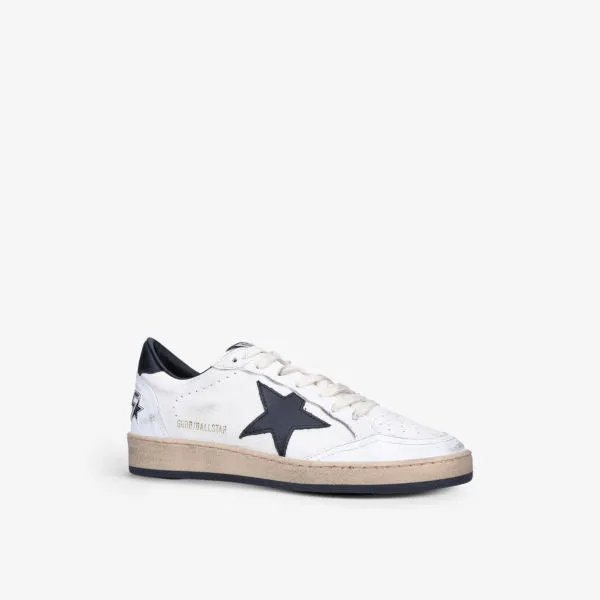 Leather low-top sneakers Ball Star 10283 Golden Goose, black