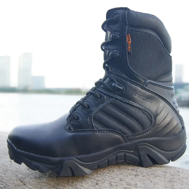 LEATHER TACTICAL BOOTS