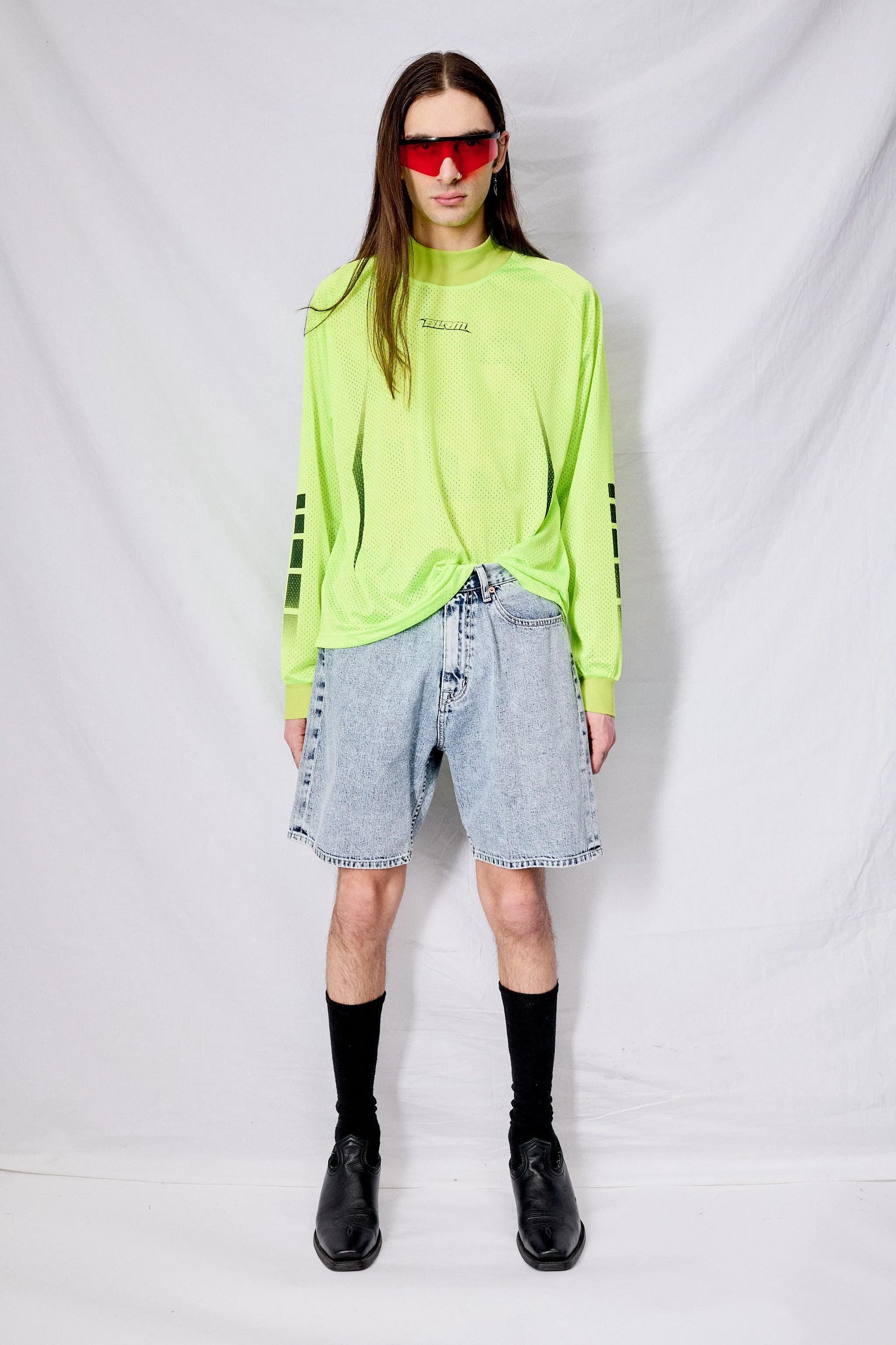 Lime Petrol Long Sleeve T-Shirt