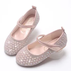 little girl crystal shoes baby performance shoes