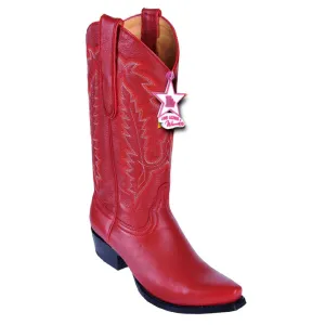 Los Altos Boots Women # 348312 Ladies Snip Toe Boot| Style Deer Boots | Color Red