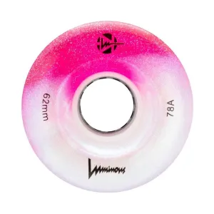 Luminous Light Up Quad Wheels Cotton Candy 78A - 4 pack