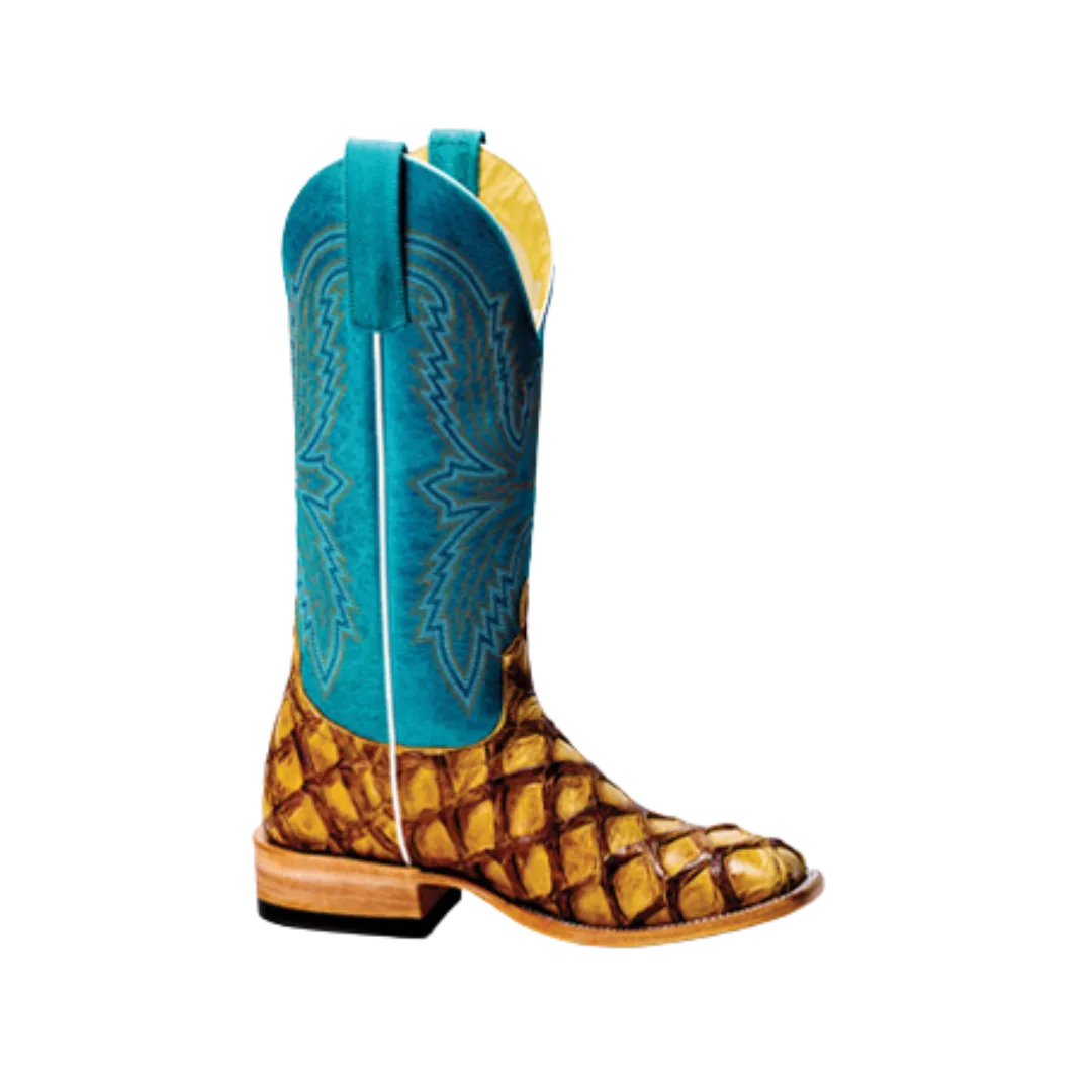 Macie Bean Unisex Big Bass Turquoise Boots