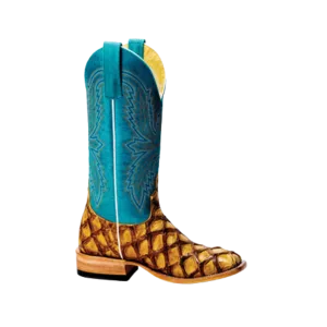 Macie Bean Unisex Big Bass Turquoise Boots