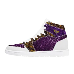 Majestic Purple and Gold | High Top Customized | Shoe Zero