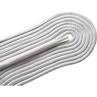 M&B shoe laces, 54" sport, white, 1 pair.