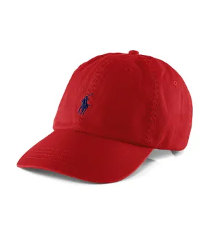 Men's Cotton Chino Ball Cap Red