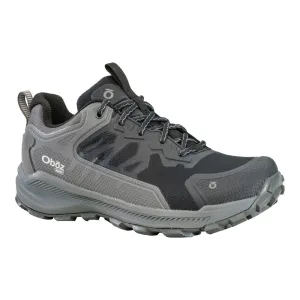 Men's Oboz Katabatic Low Waterproof Color: Charcoal