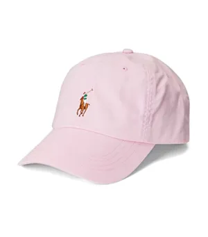 Men's Stretch-Cotton Twill Ball Cap Carmel Pink