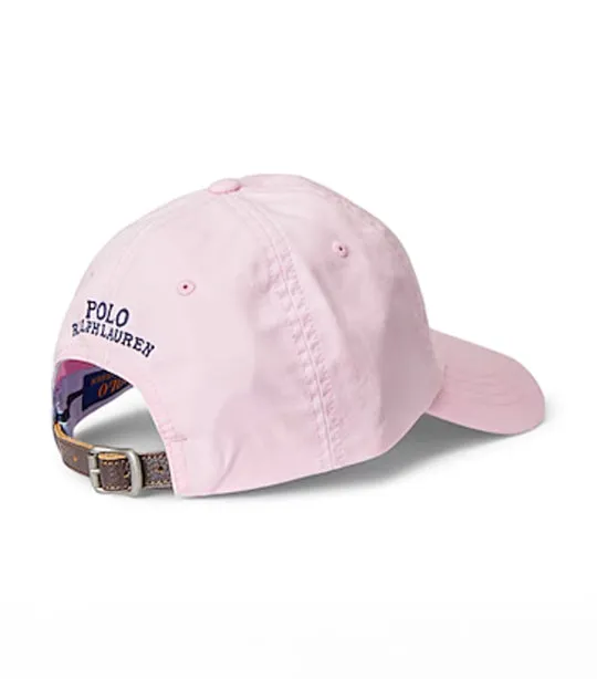 Men's Stretch-Cotton Twill Ball Cap Carmel Pink