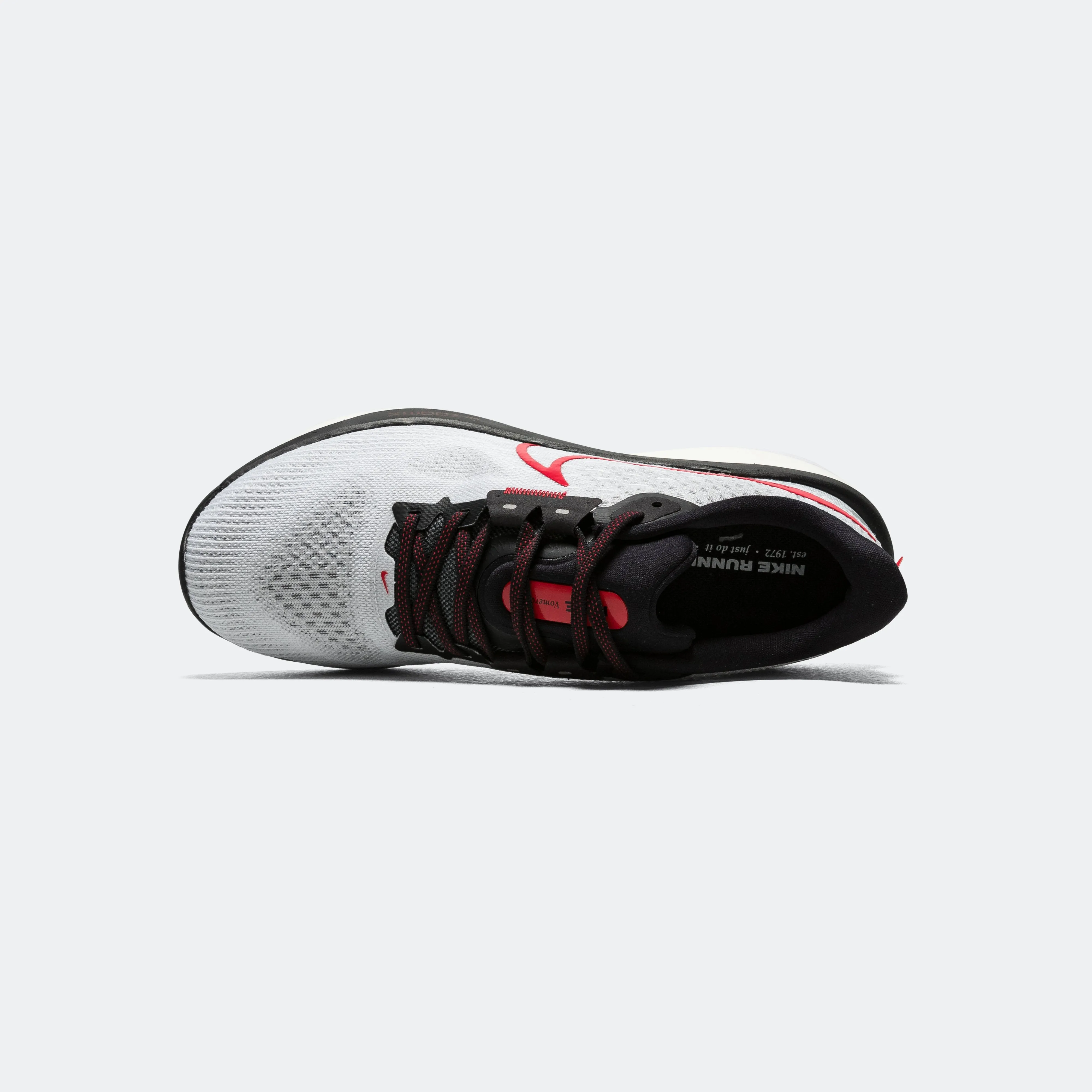 Mens Vomero 17 - White/Black-Fire Red