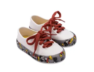 Mini Melissa   Disney White MICKEY & FRIENDS MICKEY MOUSE Mini Street Sneakers