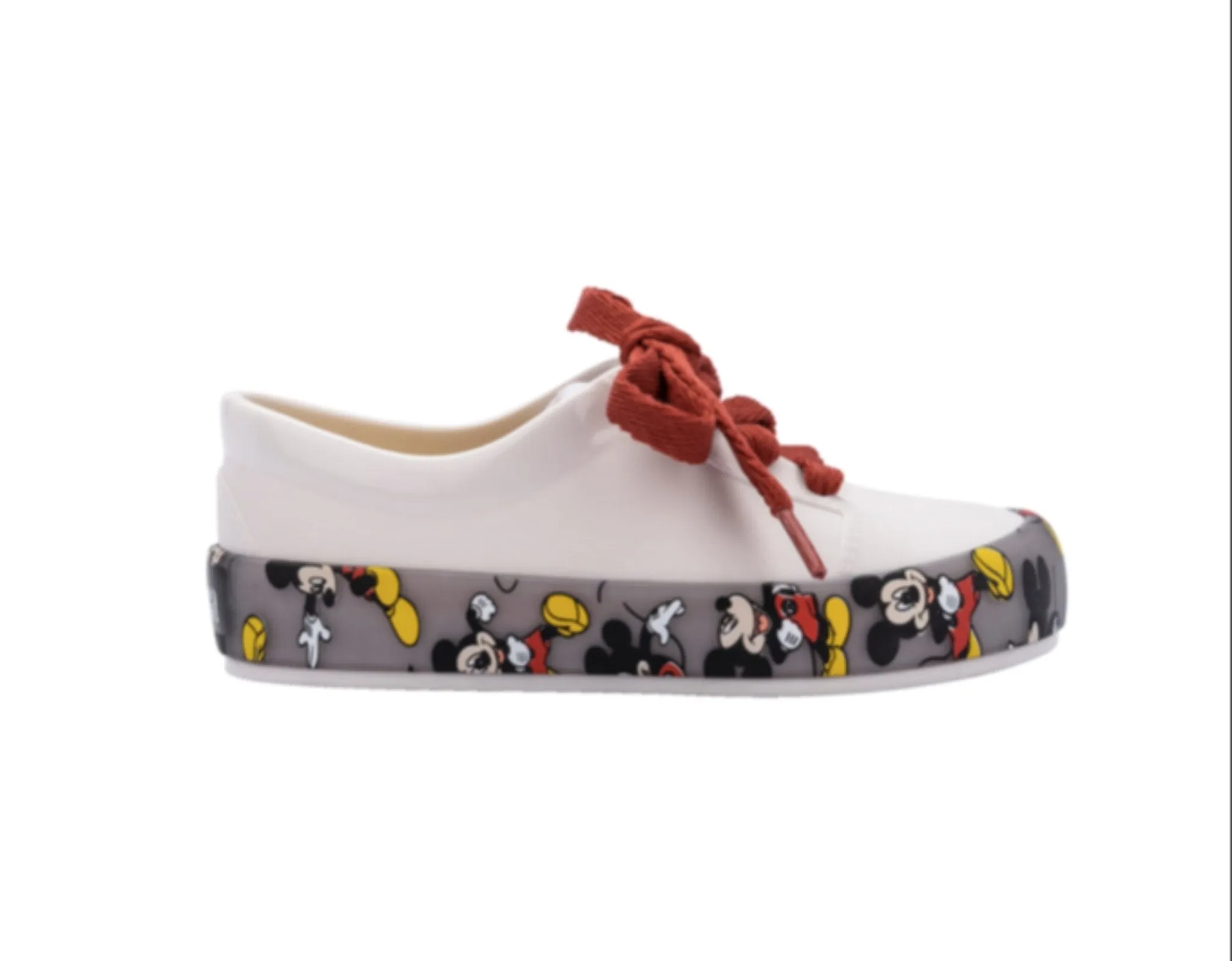 Mini Melissa   Disney White MICKEY & FRIENDS MICKEY MOUSE Mini Street Sneakers