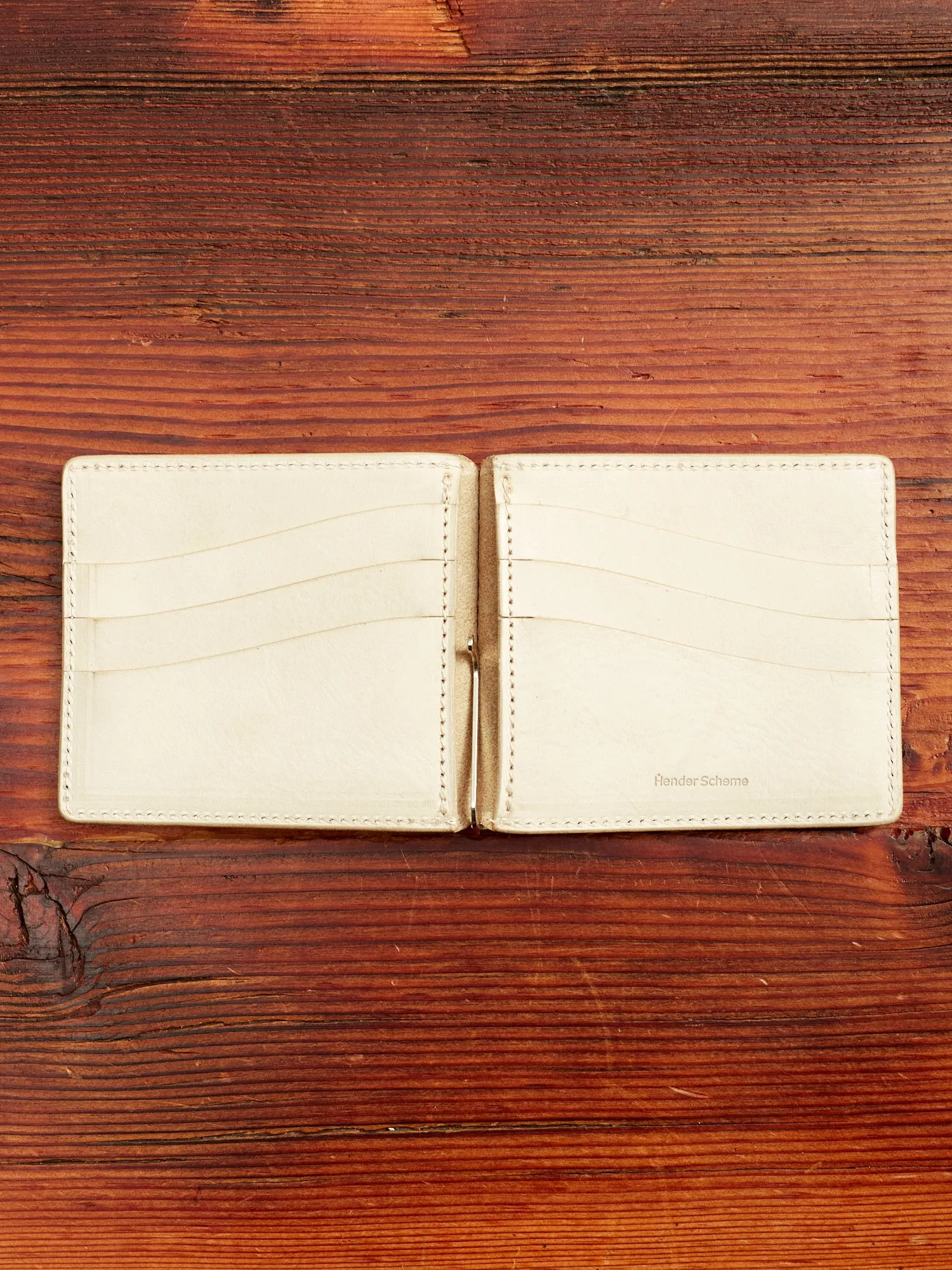 Money Clip Wallet in Ivory