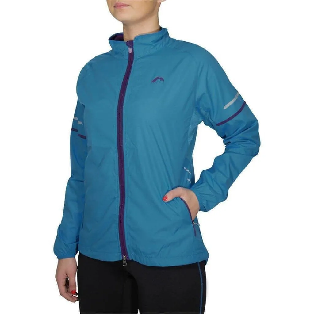 More Mile Prime Womens Running Jacket - Blue