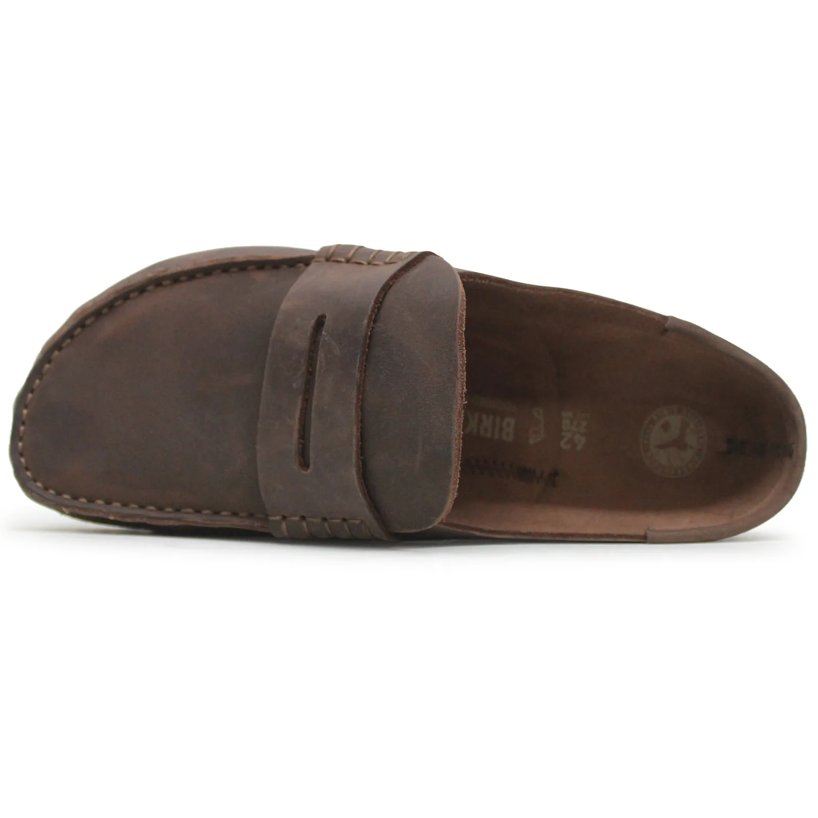 Naples Oiled Leather Unisex Clog Shoes