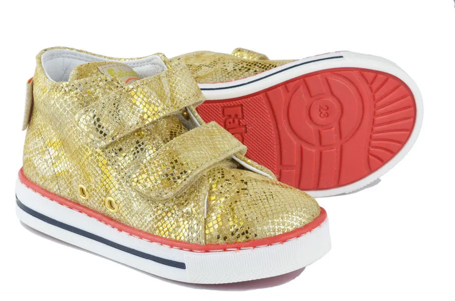 Naturino Falcotto Girls Gold Hightop