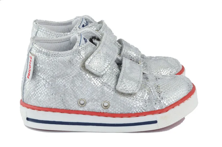 Naturino Falcotto Girls Silver Hightop