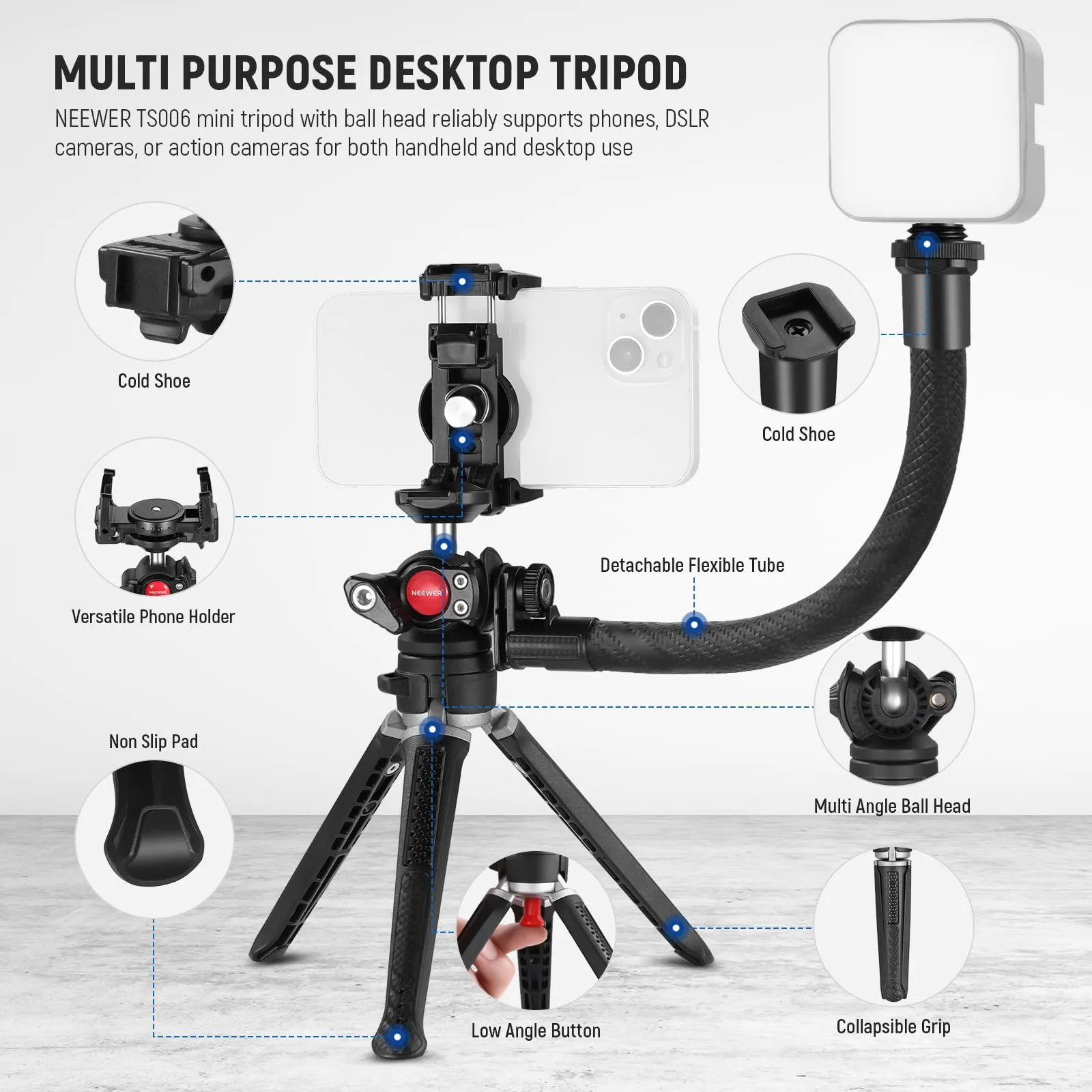 NEEWER TS006 Mini Camera Tripod