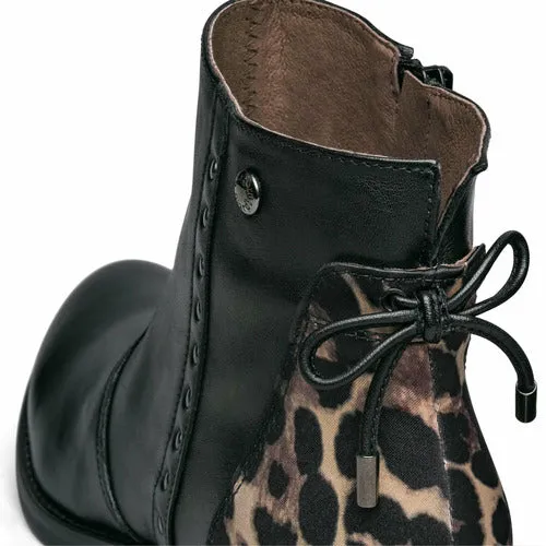 NeroGiardini Leopard Print Ankle Boots