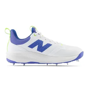 New Balance CK4030W5 Metal Spike Cricket Shoe, White